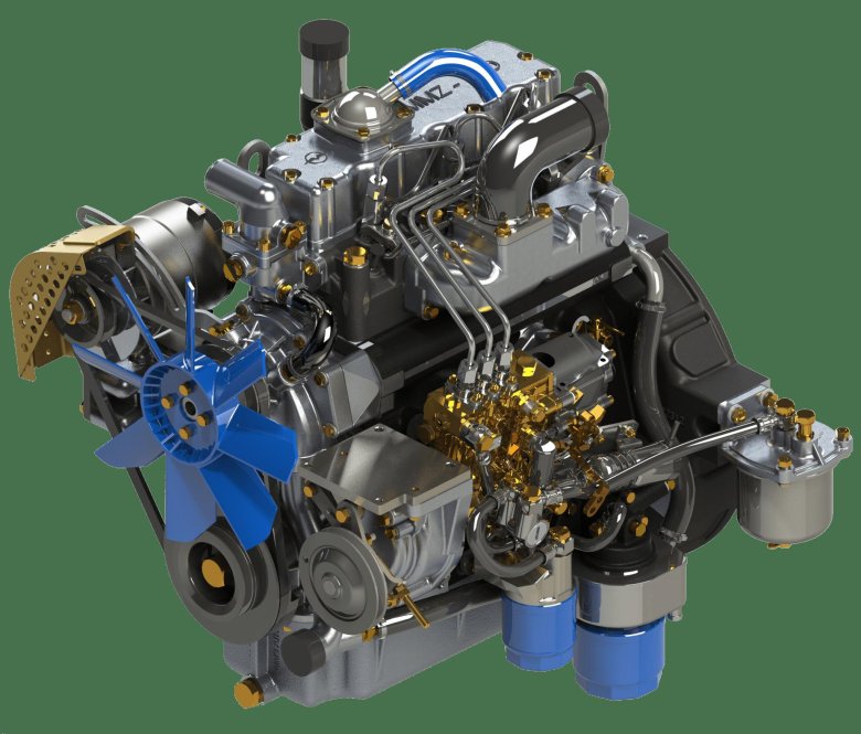 Дизельный двигатель ммз 3ld