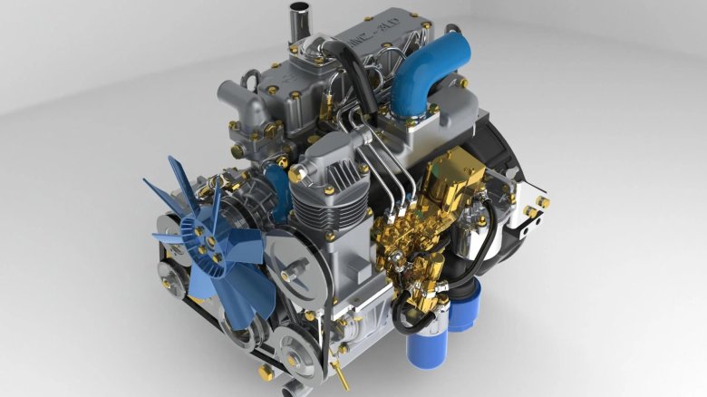 Двигатель ммз-3ld