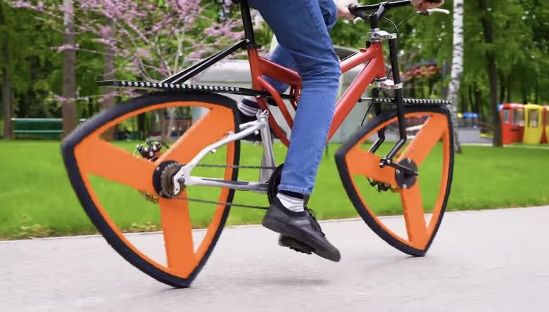 Горизонтальный велосипед