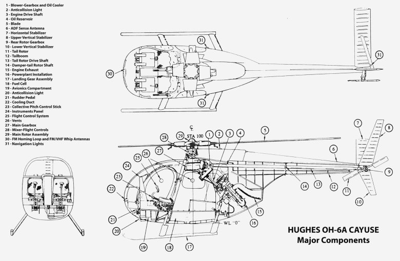 Ми-6 вертолёт чертежи