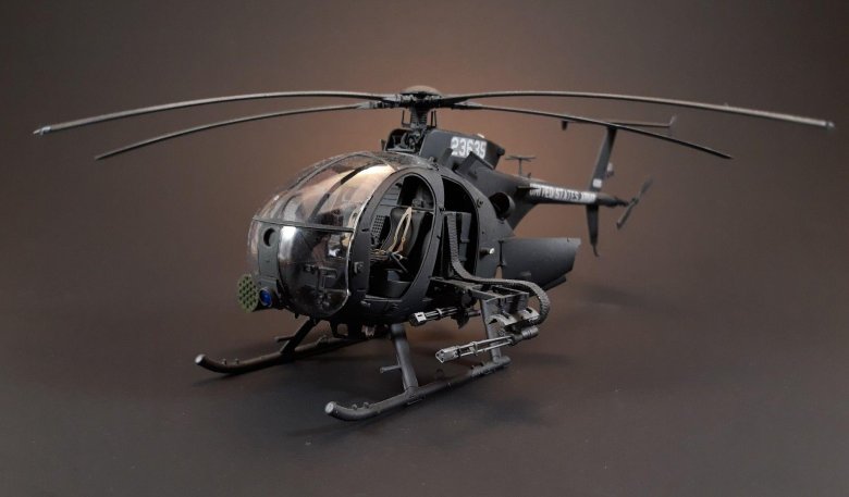 Mh-6 вертолет моделист