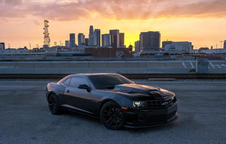 Chevrolet camaro zl1 2012 black
