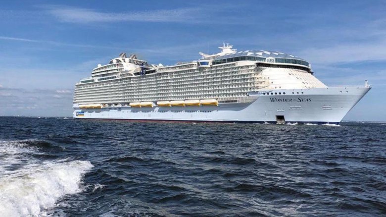 Wonder of the seas лайнер круизный