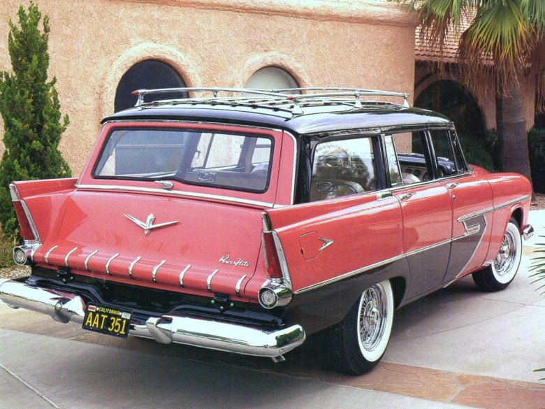 Plymouth station wagon 1956
