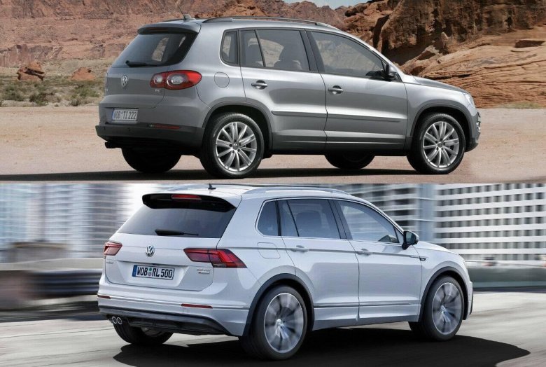 Volkswagen tiguan 2 поколение рестайлинг