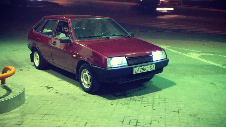 2109 вишневая