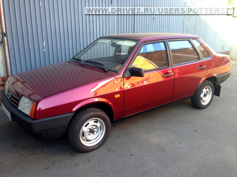 Ваз 21099 вишня