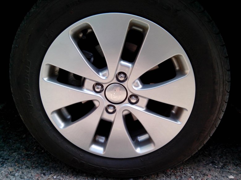 Штатные литые диски киа рио 4