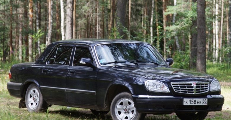 Волга газ 31105 чёрная