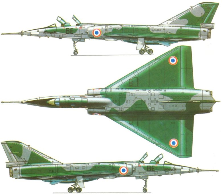 Французский бомбардировщик \ мираж-4\