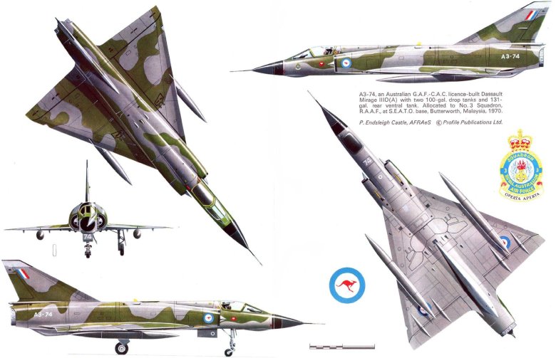 Французский dassault mirage iii