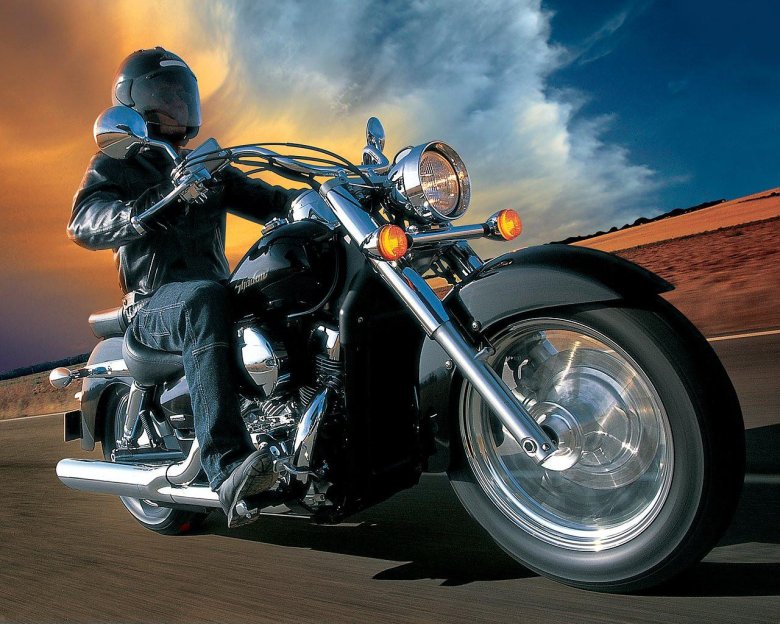 Байкерский мотоцикл харлей дэвидсон