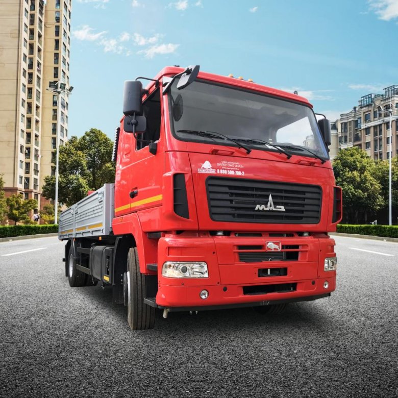 Бортовой автомобиль маз-6312