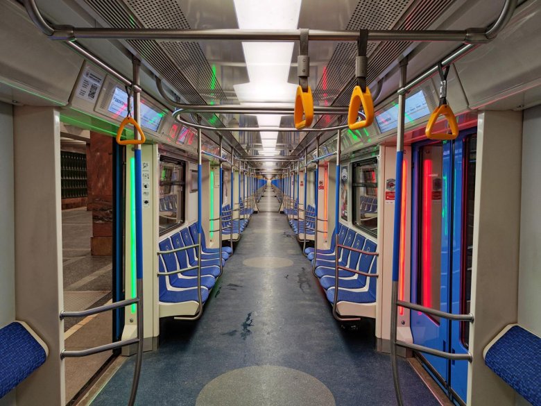 Москва вагон метро