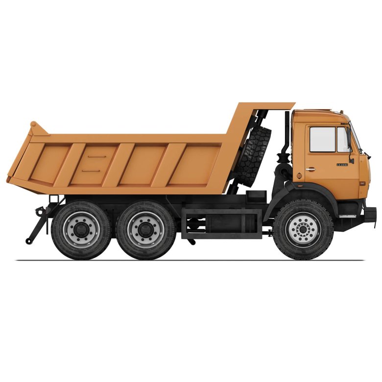 Камаз 65115 самосвал вид сбоку