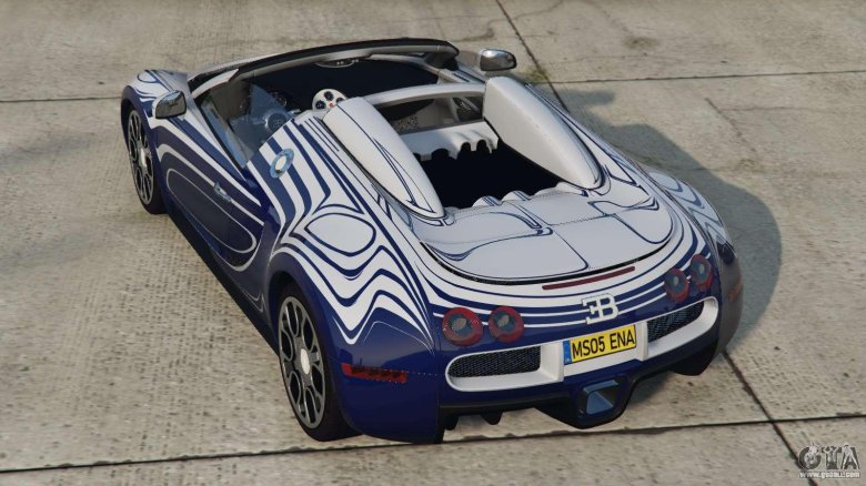 Bugatti veyron grand sport матово белый 2011