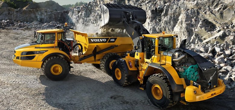 Сочлененный самосвал вольво а60