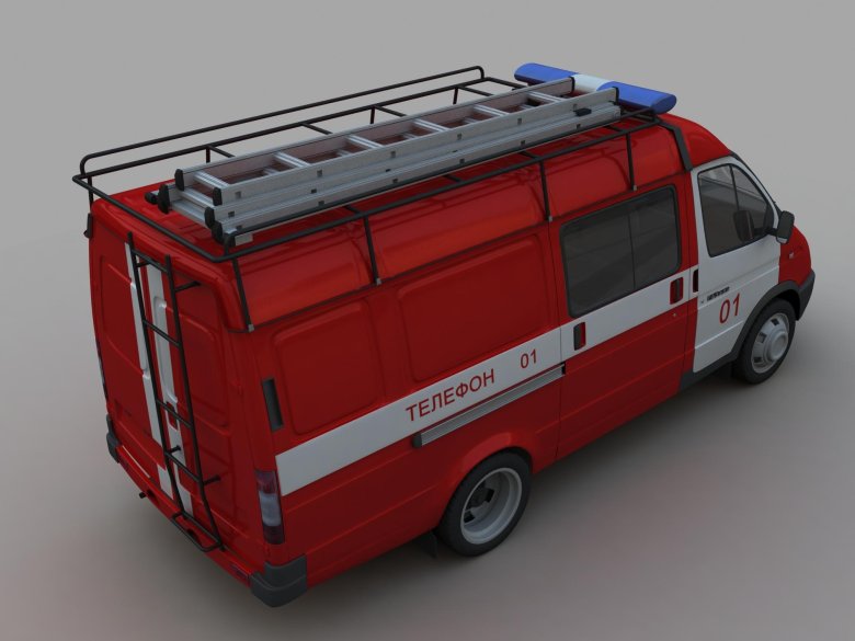 Газ-2705 газель пожарная