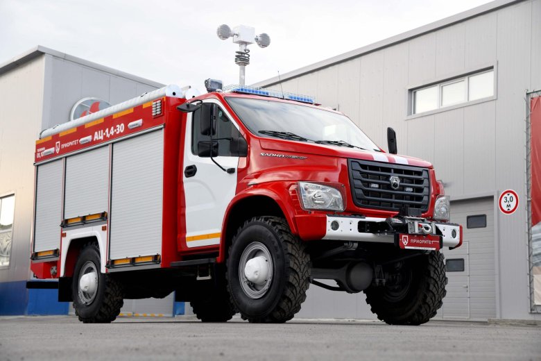 Пожарная машина газ