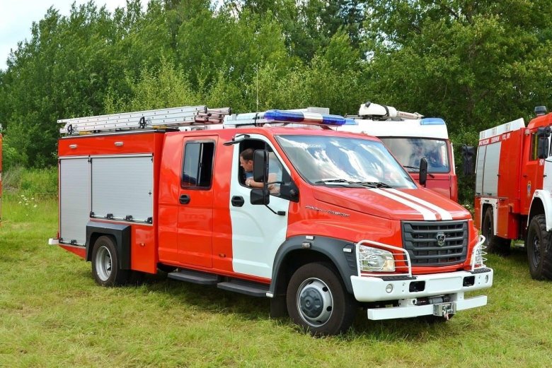 Пожарная машина газон некст