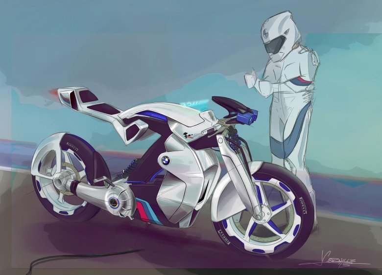 Мотоцикл bmw концепт