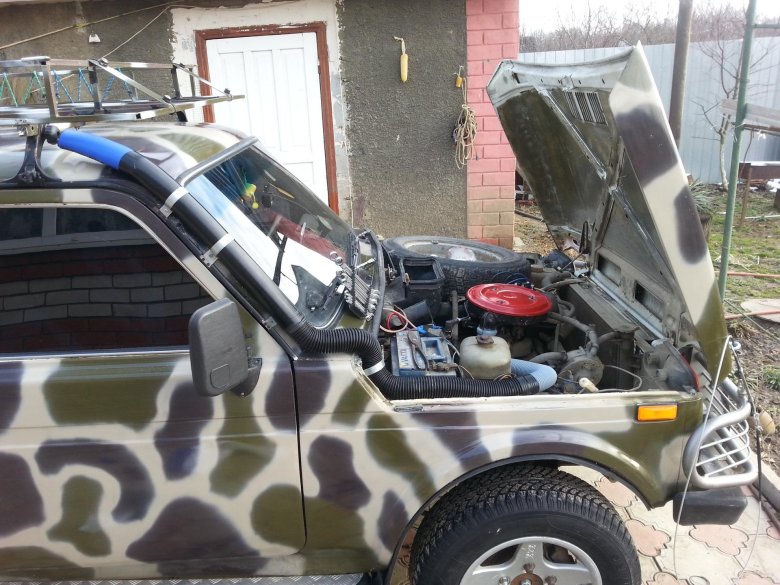 Шноркель на ниву 21213