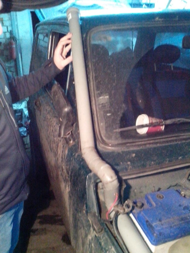 Шноркель на уаз хантер