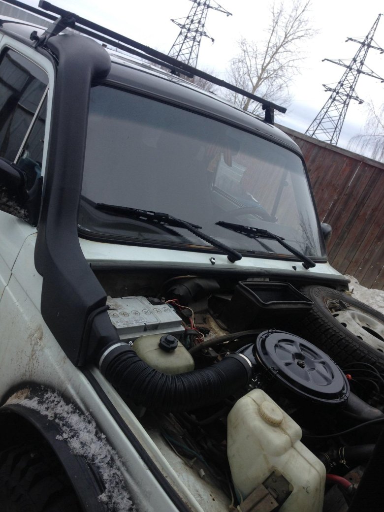 Шноркель на ниве