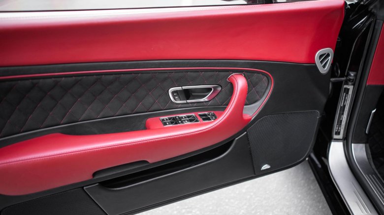 Красный салон бентли континенталь