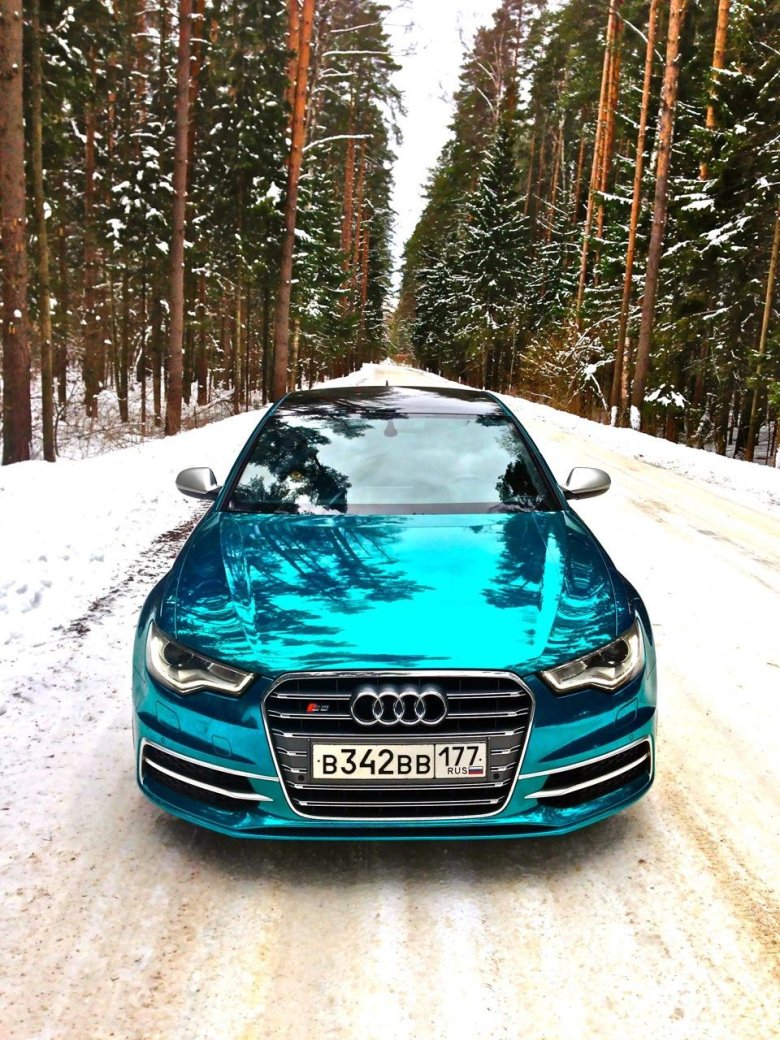 Ауди а7 бирюзовая