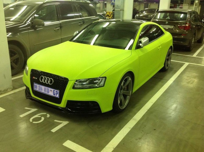 Ауди а5 зеленая