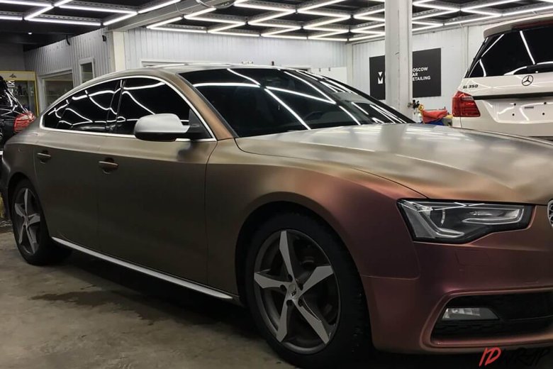 Ауди а5 в пленке хамелеон