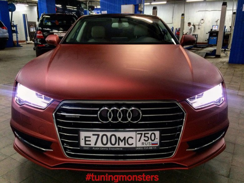 Красная матовая ауди а6