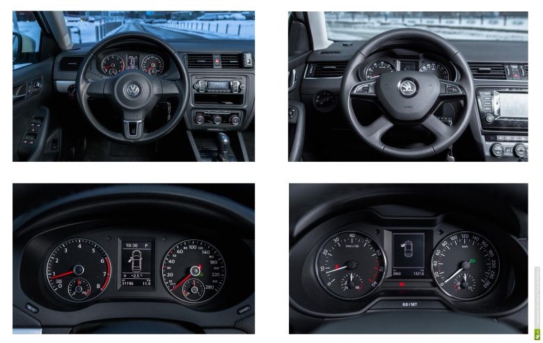 Фольксваген джетта и шкода октавия