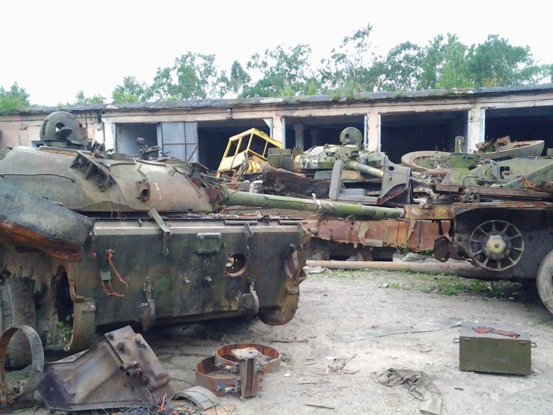 Кладбище танков т34 ссср и россии