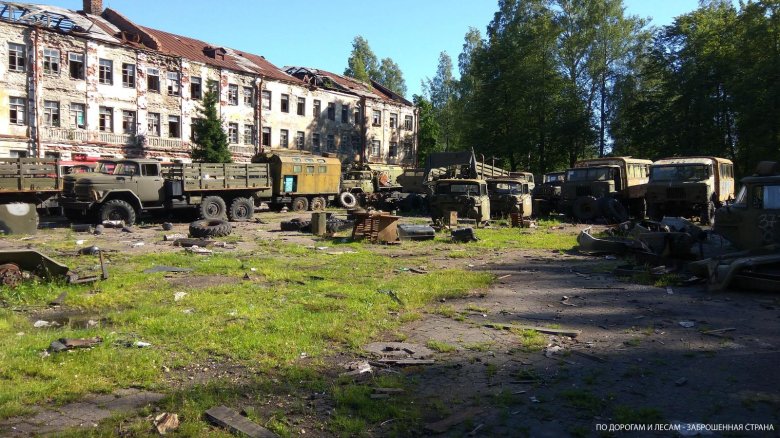 Заброшенная военная часть в сертолово