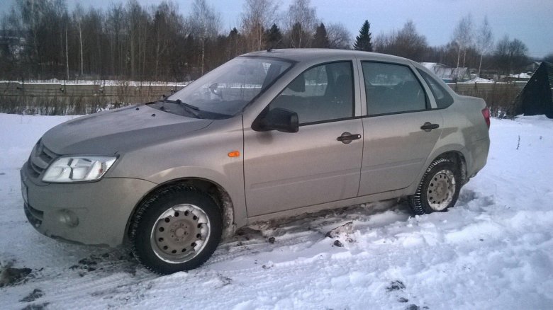 Лада гранта 2012 серо-бежевая