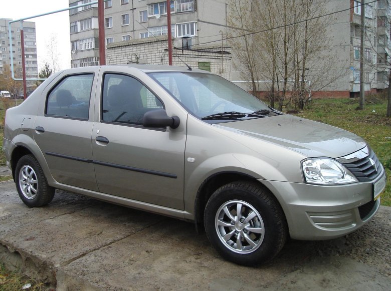 Рено логан бежевый