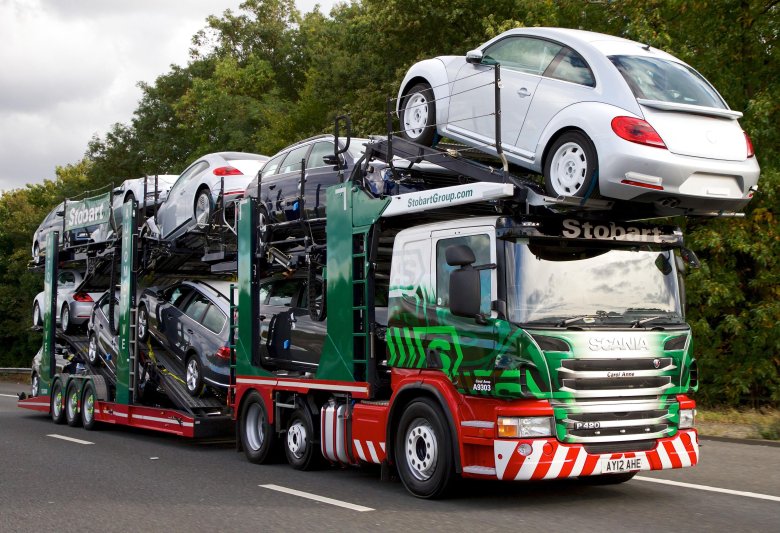 Автовоз скания