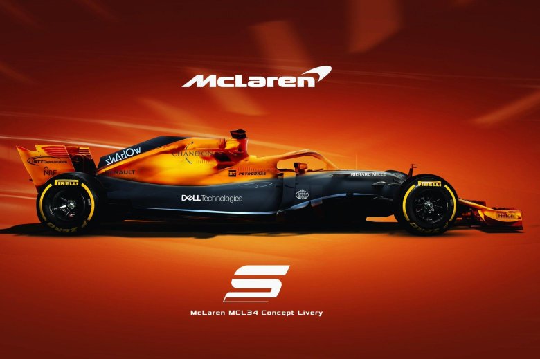 F1 mclaren concept livery