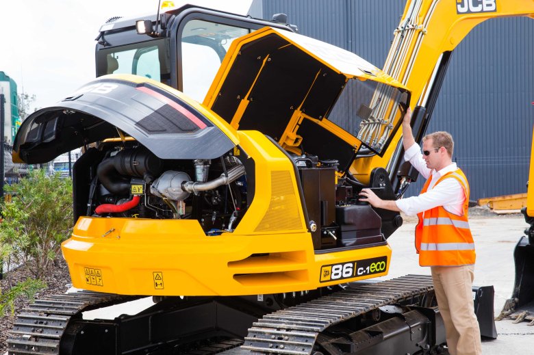 Техническое обслуживание экскаватора