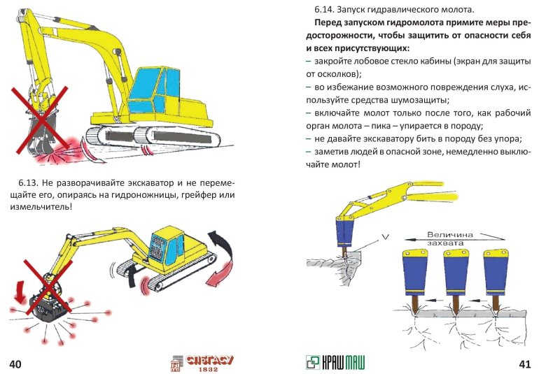 Сигналы погрузки экскаватора