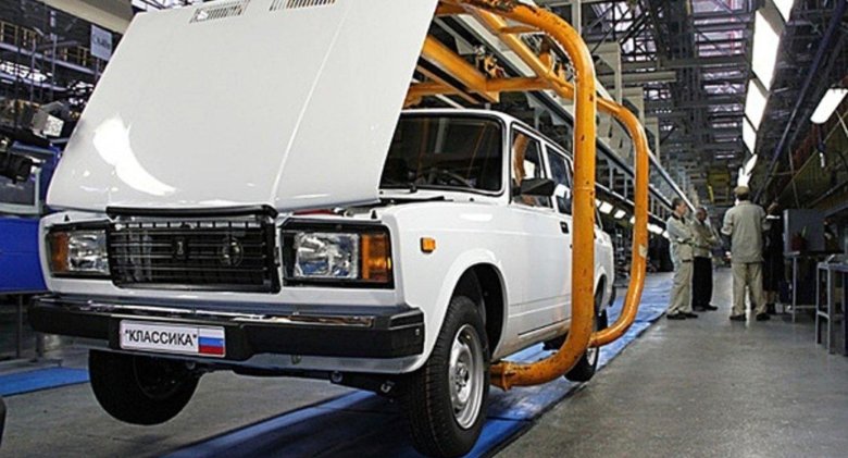 Ваз 2107 на конвейере