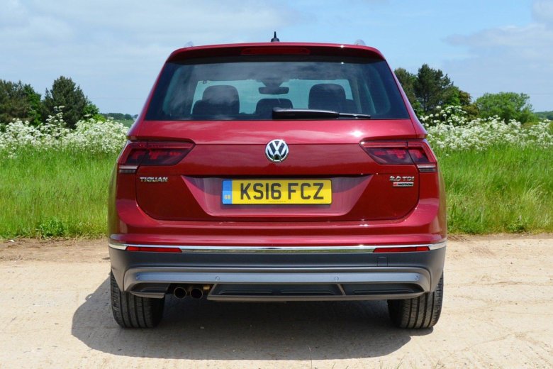 Фольксваген тигуан 2016 сзади