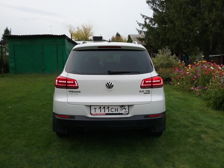 Volkswagen tiguan 2013 сзади