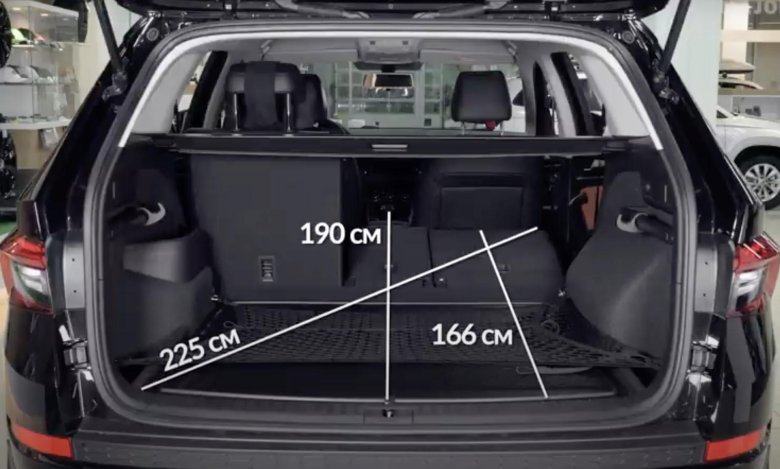 Skoda kodiaq 2020 багажник
