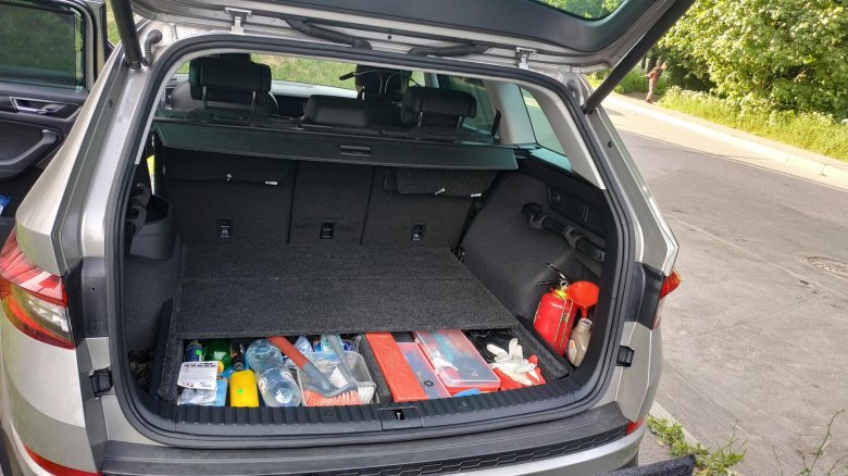 Шкода кодиак багажник