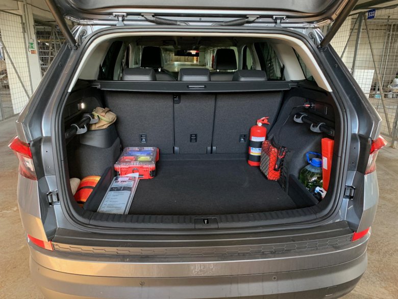 Шкода кодиак багажник