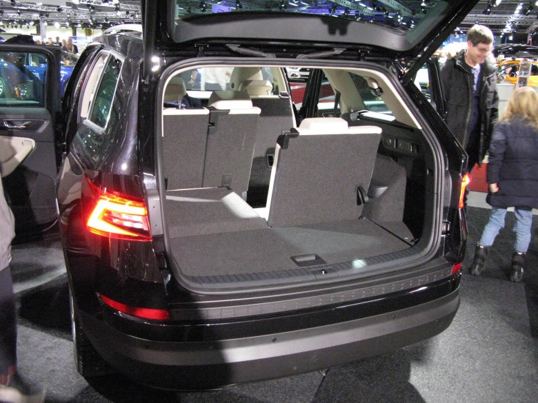 Skoda kodiaq багажник