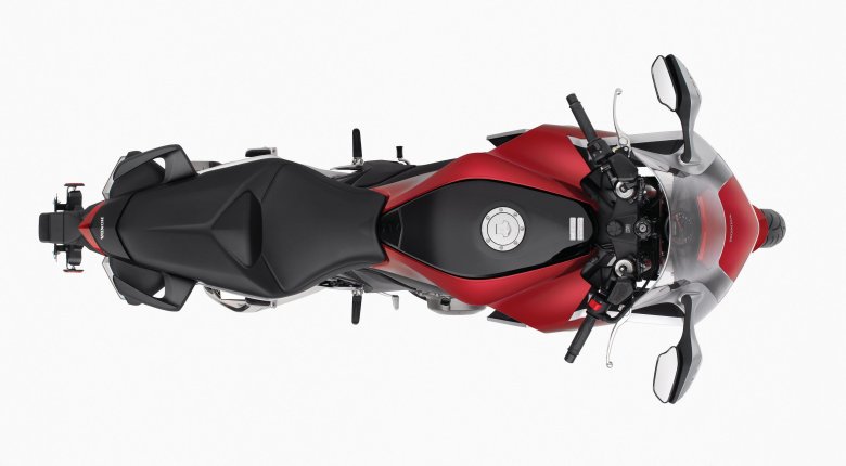 Мотоцикл вид сверху